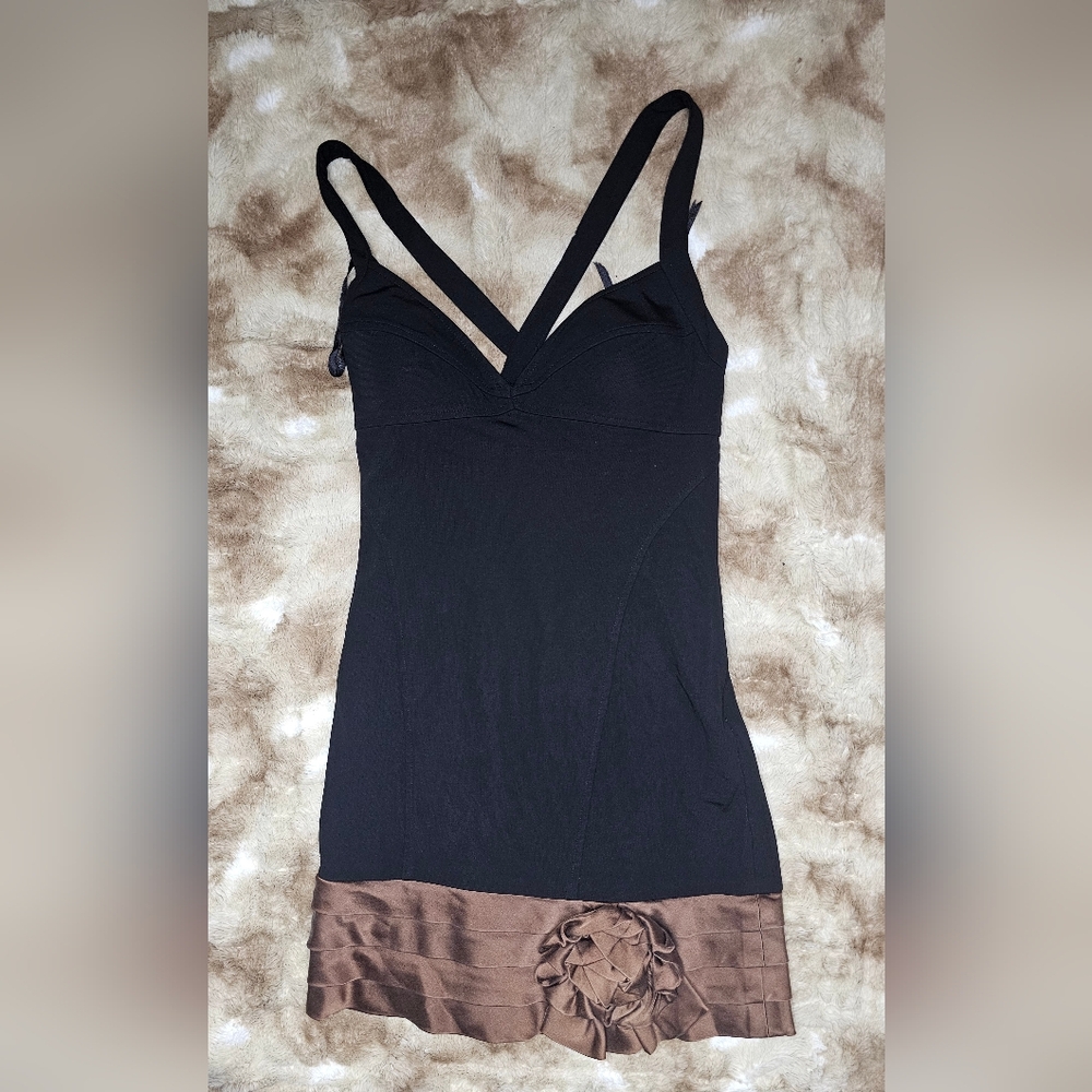 Chic Black and Brown Women's Camisole
